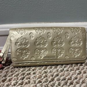 Anteprima Elegant Gold Embossed Women's Wallet